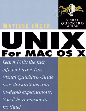 Couverture du produit · Unix for Mac OS X