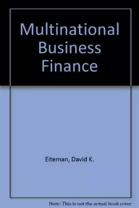 Couverture du produit · Multinational Business Finance
