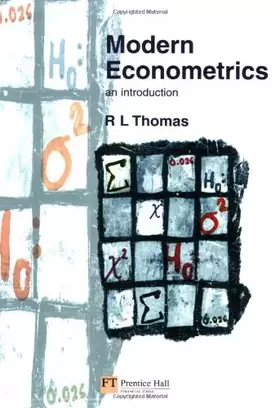 Couverture du produit · Modern Econometrics: An Introduction