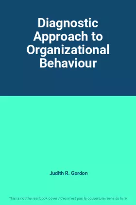 Couverture du produit · Diagnostic Approach to Organizational Behaviour