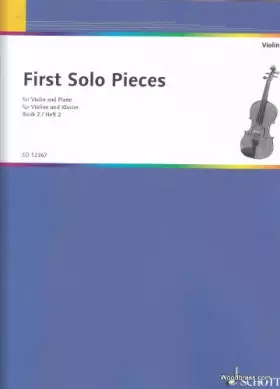 Couverture du produit · First Solo Pieces for Violin & Piano Book 2