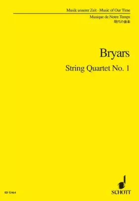 Couverture du produit · String Quartet No. 1: "Between the National and the Bristol". string quartet. Partition d'étude.
