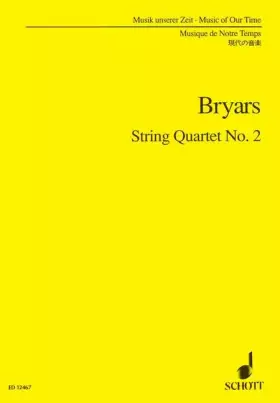 Couverture du produit · String Quartet No. 2: string quartet. Partition d'étude.