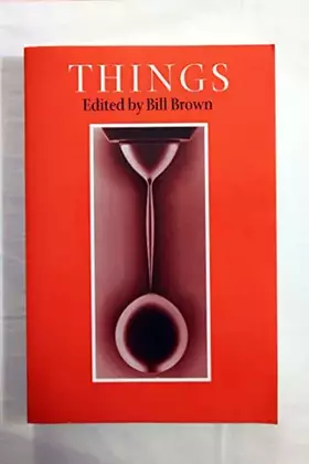 Couverture du produit · Things (A Critical Inquiry Book)
