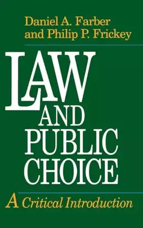 Couverture du produit · Law and Public Choice: A Critical Introduction