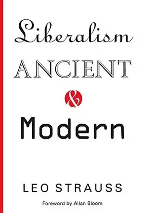 Couverture du produit · Liberalism Ancient and Modern