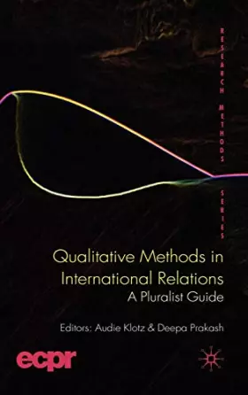 Couverture du produit · Qualitative Methods in International Relations: A Pluralist Guide (ECPR Research Methods)