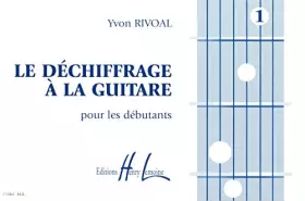 Couverture du produit · Déchiffrage à la guitare Volume 1
