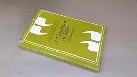 Couverture du produit · Grammar of Style (Language Library)