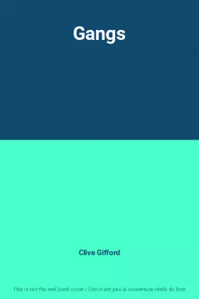 Couverture du produit · Gangs