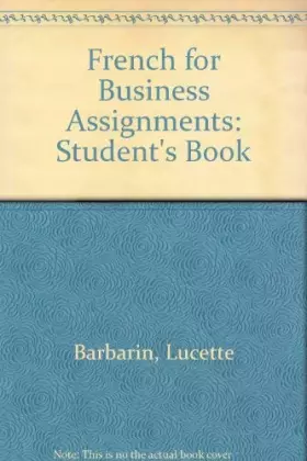 Couverture du produit · Assignments