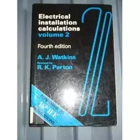 Couverture du produit · Electrical Installation Calculations