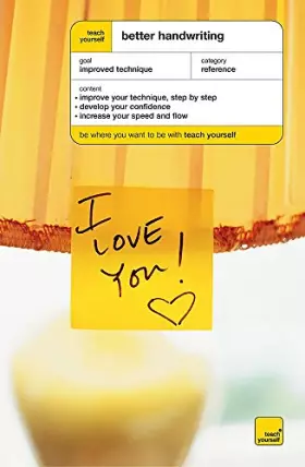 Couverture du produit · Better Handwriting