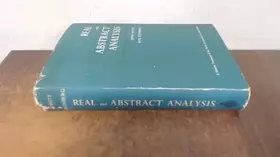 Couverture du produit · Real and Abstract Analysis