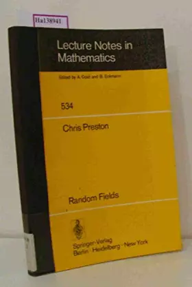 Couverture du produit · Random fields (Lecture notes in mathematics ; 534)