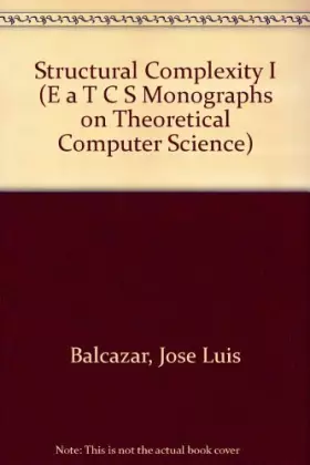 Couverture du produit · Structural Complexity I