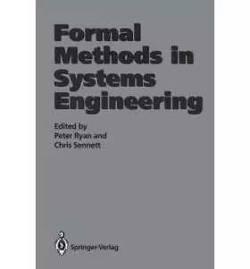 Couverture du produit · Formal Methods in Systems Engineering