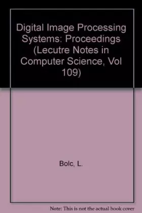 Couverture du produit · Digital Image Processing Systems: Proceedings
