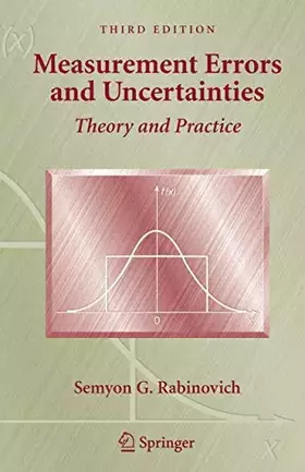 Couverture du produit · Measurement Errors and Uncertainties: Theory and Practice