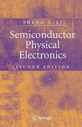 Couverture du produit · Semiconductor Physical Electronics