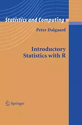 Couverture du produit · Introductory Statistics With R
