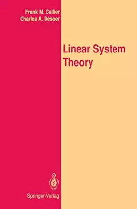 Couverture du produit · Linear System Theory (Springer Texts in Electrical Engineering)