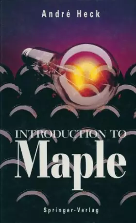 Couverture du produit · Introduction to Maple