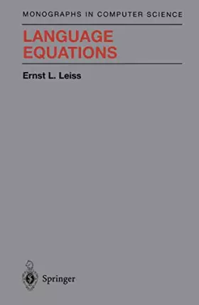 Couverture du produit · Language Equations