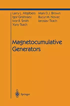 Couverture du produit · Magnetocumulative Generators (Shock Wave and High Pressure Phenomena)
