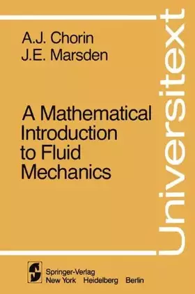 Couverture du produit · A Mathematical Introduction to Fluid Mechanics