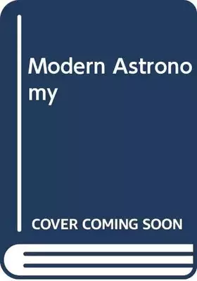 Couverture du produit · Modern Astronomy