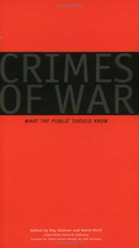 Couverture du produit · CRIMES OF WAR.: What the public should know