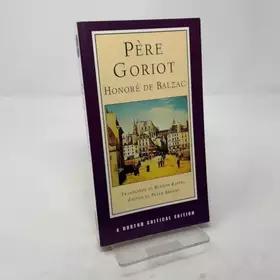 Couverture du produit · Père Goriot: A Norton Critical Edition
