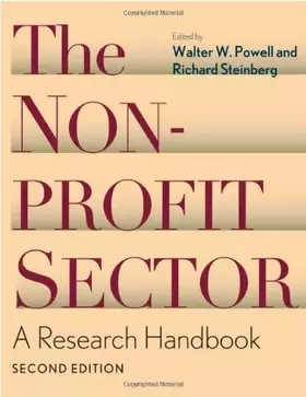 Couverture du produit · The Nonprofit Sector – A Research Handbook 2e