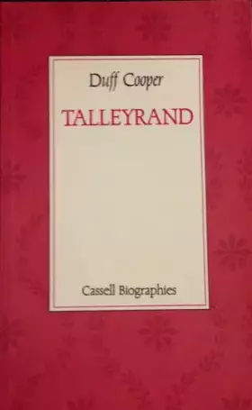 Couverture du produit · Talleyrand (Biographies)