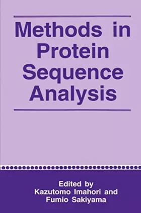 Couverture du produit · Methods in Protein Sequence Analysis (NATO Asi Series. Series B, Physics)