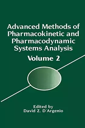 Couverture du produit · Advanced Methods of Pharmacokinetic and Pharmacodynamic Systems Analysis: Volume 2