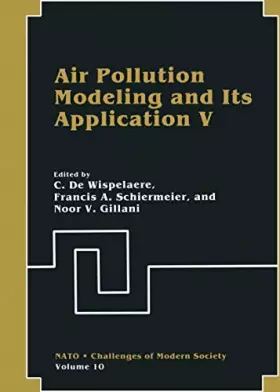 Couverture du produit · Air Pollution Modeling and Its Application V