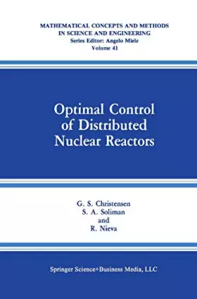 Couverture du produit · Optimal Control of Distributed Nuclear Reactors