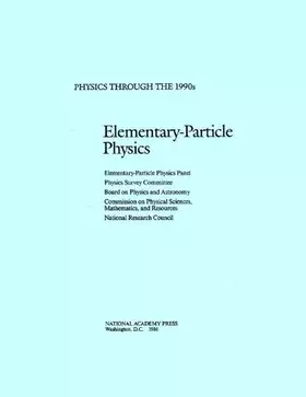 Couverture du produit · Elementary-Particle Physics