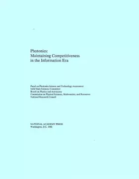 Couverture du produit · Photonics: Maintaining Competitiveness in the Information Era