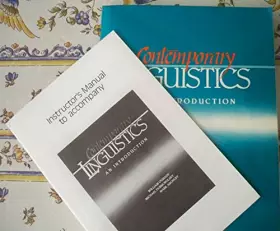 Couverture du produit · Contemporary linguistics: An introduction