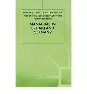 Couverture du produit · Managing in Britain and Germany