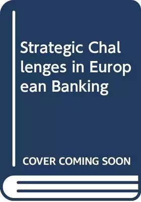Couverture du produit · Strategic Challenges in European Banking