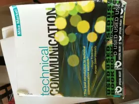 Couverture du produit · Technical Communication