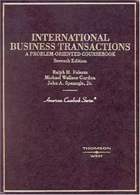 Couverture du produit · International Business Transactions: A Problem Oriented Coursebook