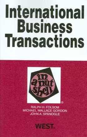 Couverture du produit · International Business Transactions in a Nutshell (Nutshell Series)