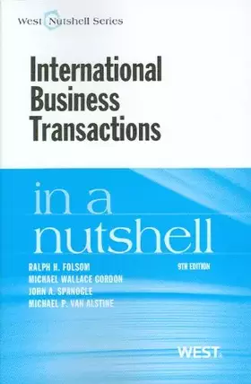 Couverture du produit · International Business Transactions in a Nutshell