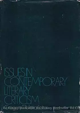 Couverture du produit · Issues in Contemporary Literary Criticism.