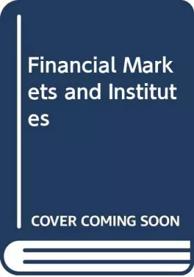 Couverture du produit · Financial Markets and Institutes